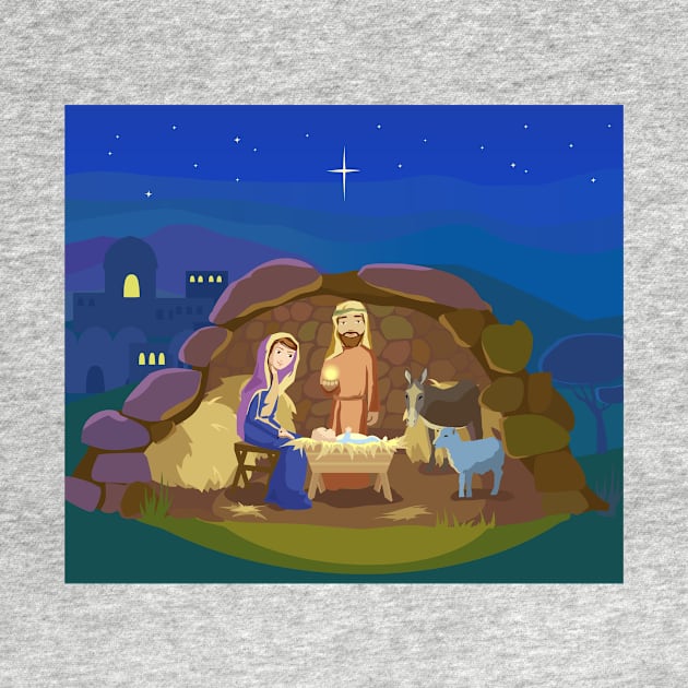 Christmas nativity scene by HetmanArt